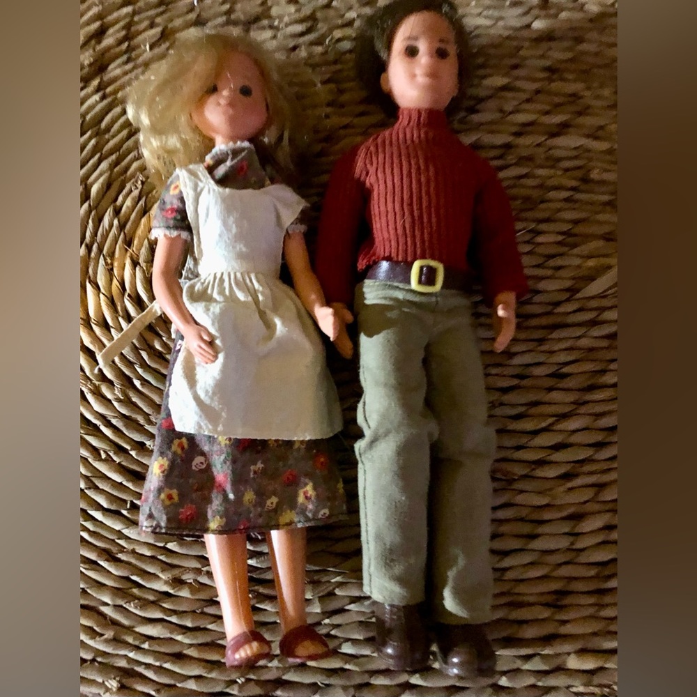Vintage 1973 Sunshine Family Dolls